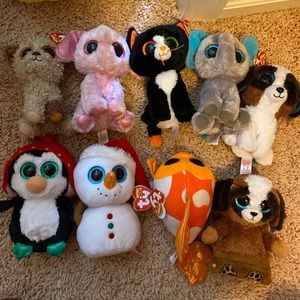 Set of 9 NWT Beanie Boos